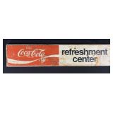 Coca Cola Refreshment Center Sign