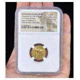 Kingdom of Macedon AV Stater Gold Coin NGC VG