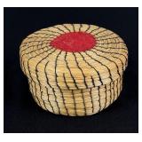 Native American Indian Pine Needle Basket