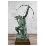 Lorenzo Ghiglieri Warning Arrow to the West Bronze