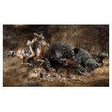 Lorenzo E Ghiglieri Need For Buffalo Bronze