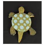 Native American Indian Beaded Turtle Fetish