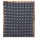 Round Lake New York Jacquard Coverlet