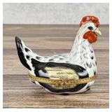 Limoges Peint Main Porcelain Trinket Box Tiffany