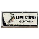Lewistown Montana License Plate Topper