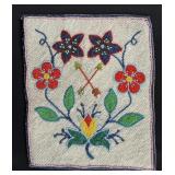 Plateau Native American Indian Beaded Bag Face