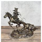 Gary Cook Horse Thief Bronze