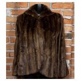 Sheared Muskrat Fur Jacket Coat