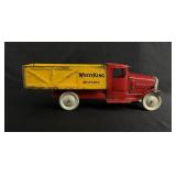 Metalcraft White King Pressed Metal Delivery Truck
