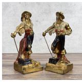 Armor Bronze Pirate Buccaneer Bookends