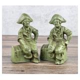 Hubley Cast Iron Pirate Treasure Chest Bookends