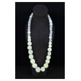 Antique Opalescent Moon Trade Beads