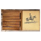 Olaf Wieghorst Drawing and Photo Album