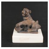 Greco Roman Bronze Statue of Lion