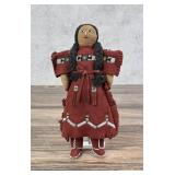 Sioux Native American Indian Beaded Doll