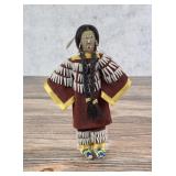 Montana Crow Native American Indian Beaded Doll