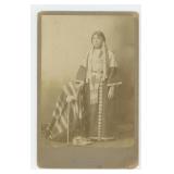 Frank Bennett Fiske Crow Indian Cabinet Photo