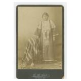 Frank Bennett Fiske Crow Indian Cabinet Photo