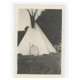 Crow Tipi Closed Door Crow Agency Montana Photo