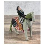 Navajo Indian Horse and Rider Doll