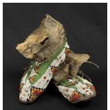 Sioux Native American Indian Beaded Moccasins