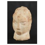 Ancient Greek Hellenistic Marble Head of a Woman