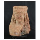 Ancient Greek Helenestic Terracotta Goddess Bust