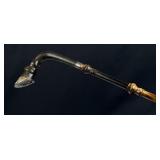 Victorian Horn Horse Hoof Cane Walking Stick
