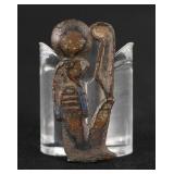 Ancient Egyptian Ra-Horakhty Bronze Amulet