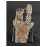Ancient Egyptian Bronze Amulet Deities Shu Tefnut