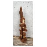 Pomo Native American Redwood Bark Souvenir Doll