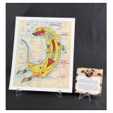 John Isaiah Pepion Blackfoot Ledger Drawing Print