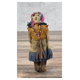 Signed Chippewa Native American Indian Doll