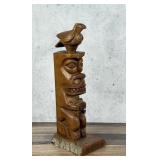 F. Paquette Kwakiutl Northwest Coast Totem Pole