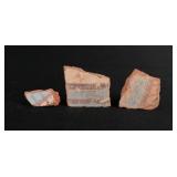 Ancient Egyptian Painted Amarna Pottery Fragments