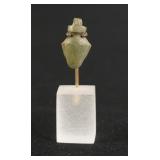 Ancient Egyptian Green Jasper Heart Ib Amulet