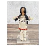 Montana Blackfoot Native American Beaded Doll