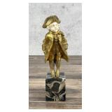 Georges Omerth Little Marquis French Gilt Bronze