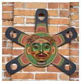 Joe Peters Kwakiutl Northwest Coast Sun Mask