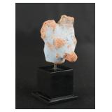 Ancient Egyptian Terracotta Painted Pig Head