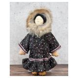 Inuit Eskimo Ivory Face Mother Child Doll