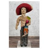 Theresa of Mexico Folk Art Painted Face Doll