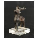 Ancient Roman Luristan Bronze Stag Statuette