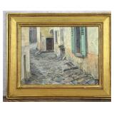 Clyde Aspevig Street Soglio Switzerland Painting