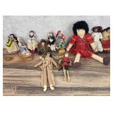 Collection of Mexican and Southwest Indian Dolls