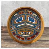 Northwest Coast Indian Painted Wall Plaque