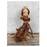 Pomo Native American Redwood Bark Souvenir Doll