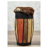 Miniature Zulu African Drum