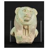 Ancient Egyptian Faience Head of Sekhmet