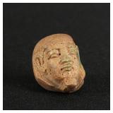 Ancient Egyptian Faience Ushabti Head